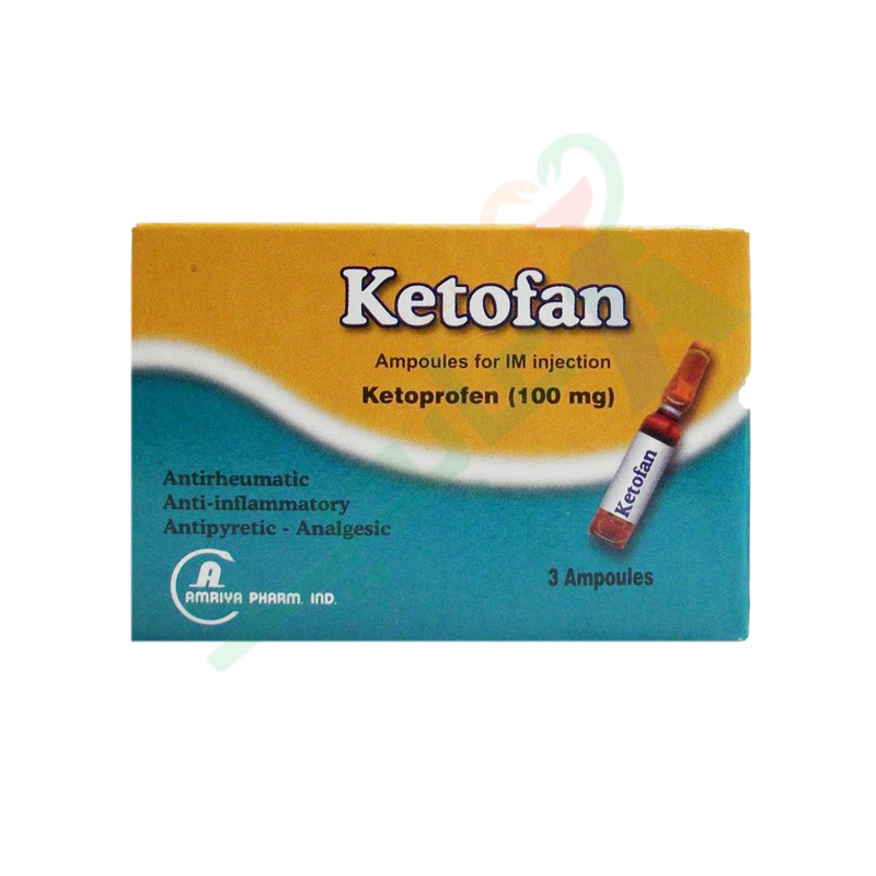 KETOFAN 100 MG 3 AMPOULES