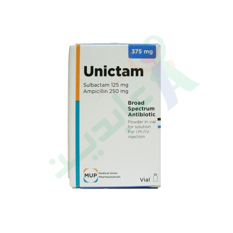 UNICTAM 375 MG VIAL