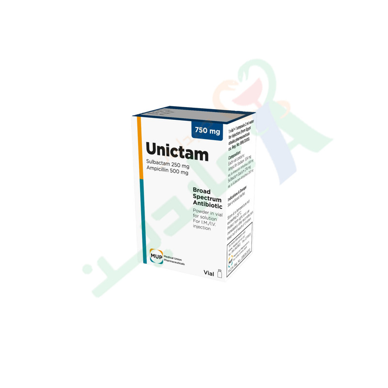 UNICTAM 750 MG VIAL