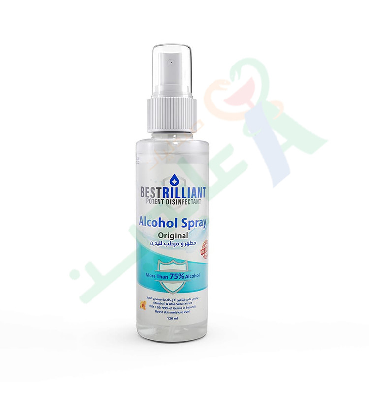 BESTRILLIANT ALCOHOL SPRAY 75% 120ML