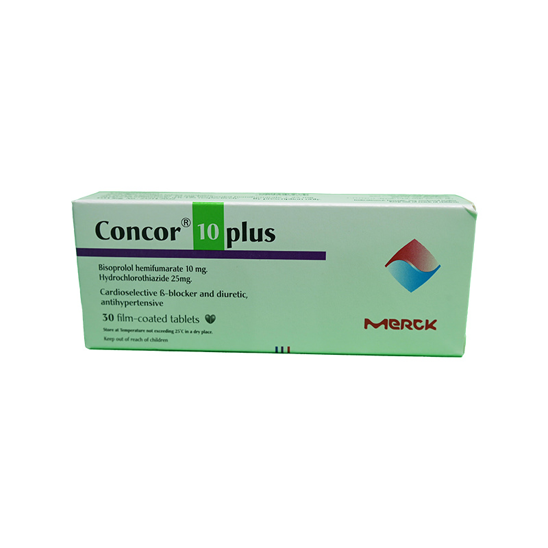 CONCOR 10 MG PLUS 30 TABLET