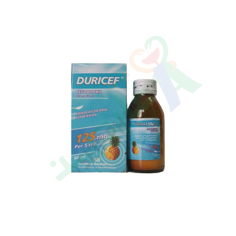 DURICEF 125 MG SYRUP 60 ML