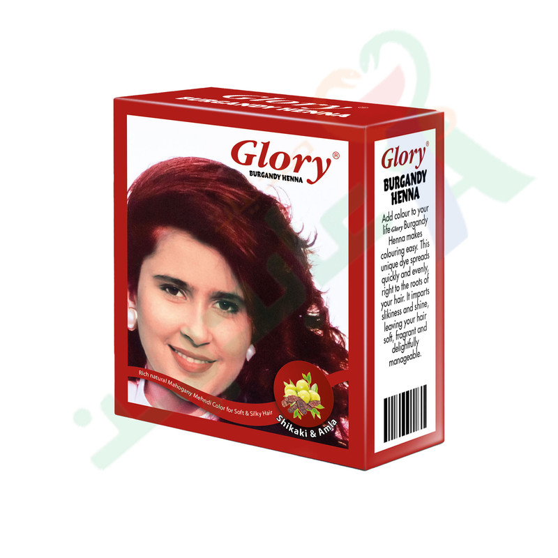 GLORY BURGUNDY HENNA 1 SACHET