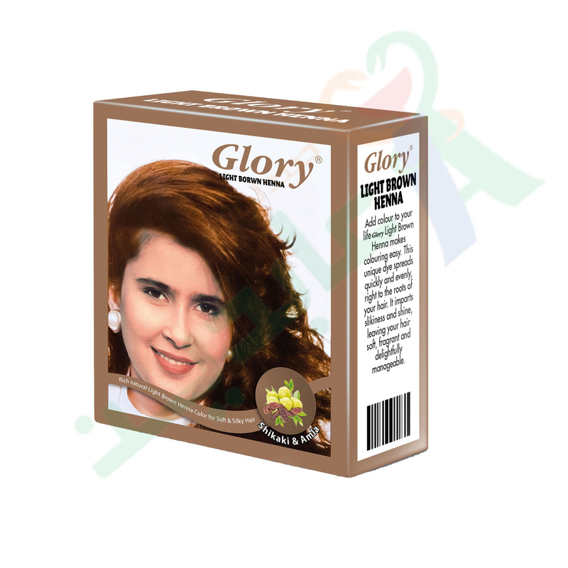 GLORY LIGHT BROWN HENNA 1 SACHET--