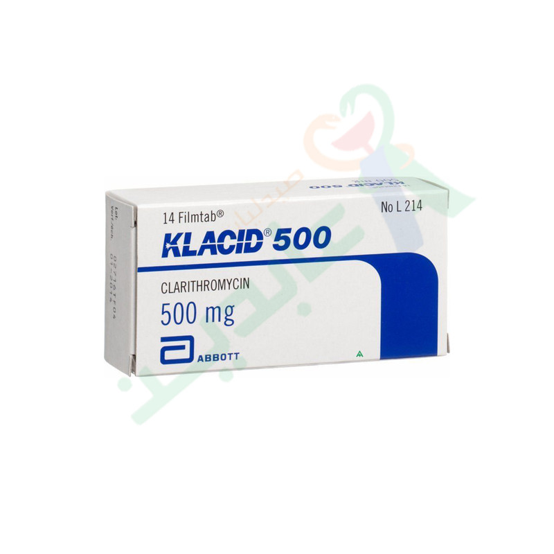 KLACID 500 MG 14 TABLET--
