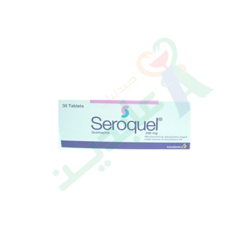 SEROQUEL 200 MG 30 TABLET--