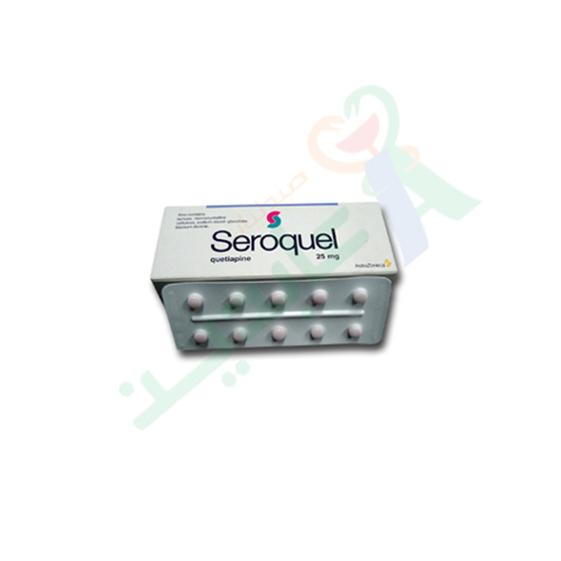 SEROQUEL 25 MG 10 TABLET--