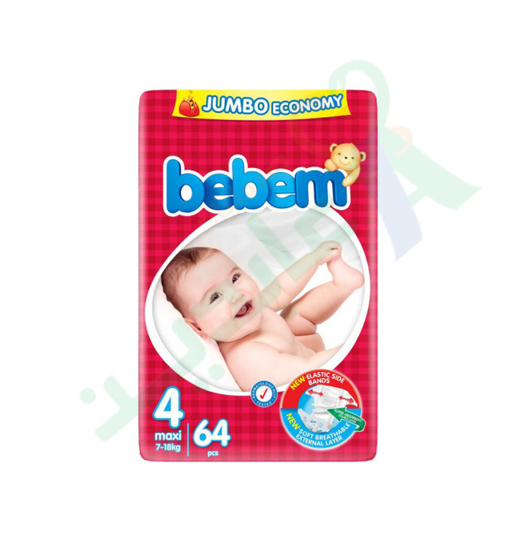 BEBEM JUMBO ECONOMY 4 MAXI 64pieces