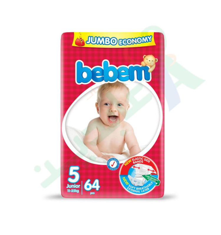 BEBEM JUMBO ECONOMY 5 JUNIOR 64pieces