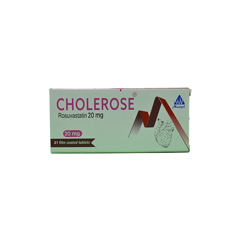 CHOLEROSE 20 MG 21 TABLET