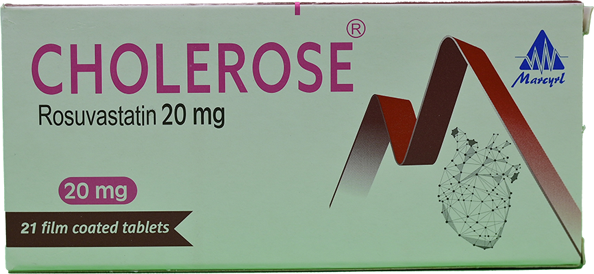 CHOLEROSE 20 MG 21 TABLET