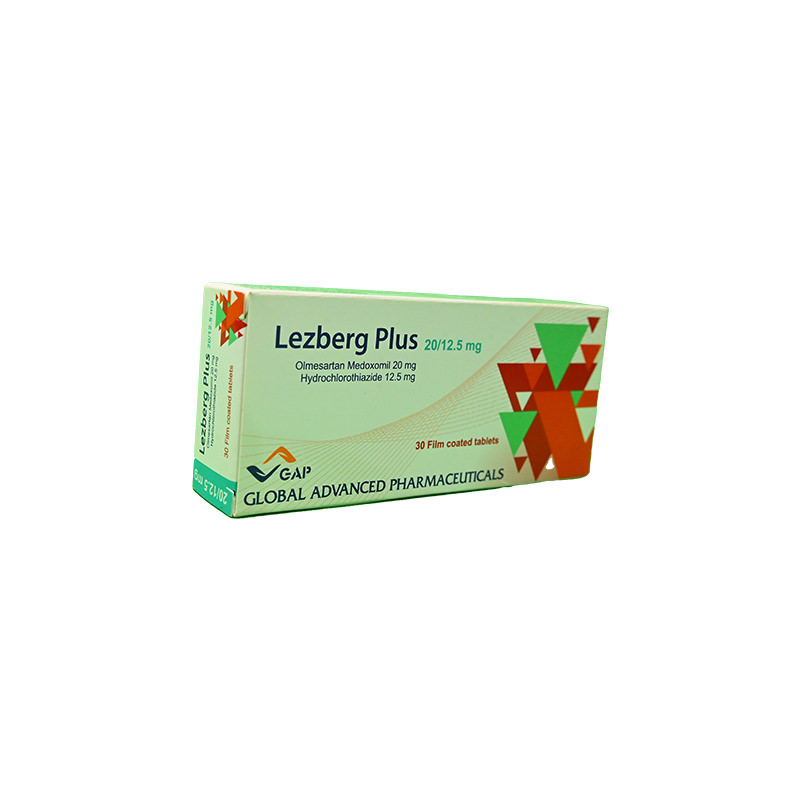 LEZBERG PLUS 20/12.5MG 30 TABLET
