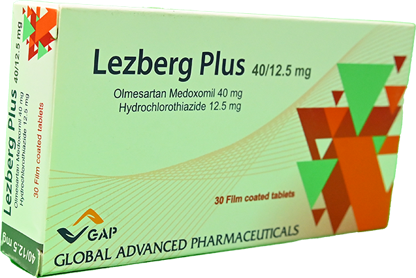 LEZBERG PLUS 40/12.5MG 30 TABLET