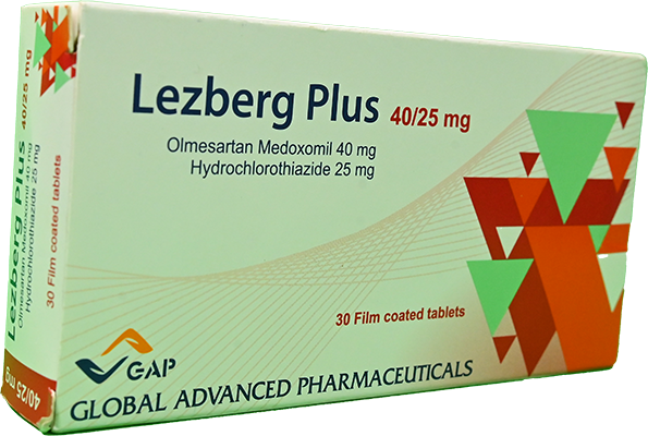 LEZBERG PLUS 40/25MG 30 TABLET