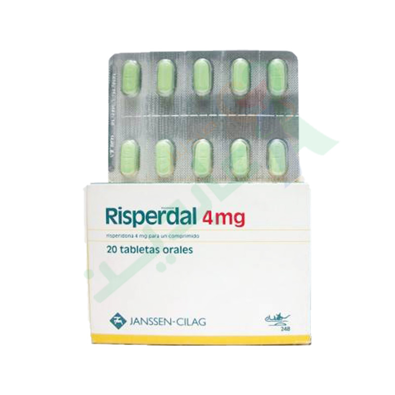 RISPERDAL 4 MG 20 TABLET