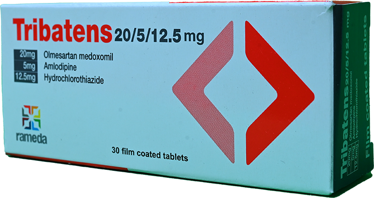 TRIBATENS 20/5/12.5 MG 30 TABLET