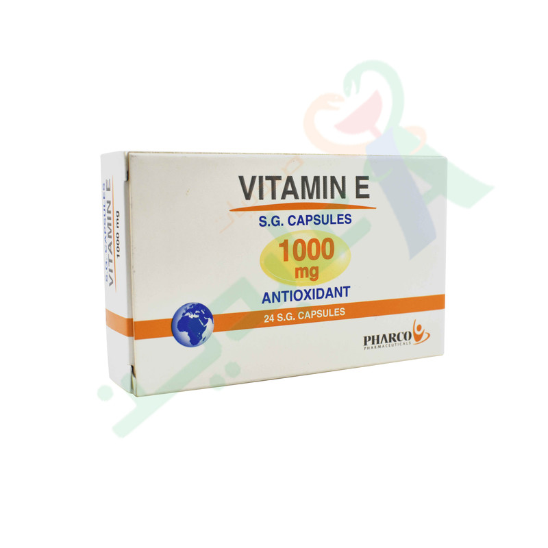 VITAMIN E 1000 MG 24 CAPSULES