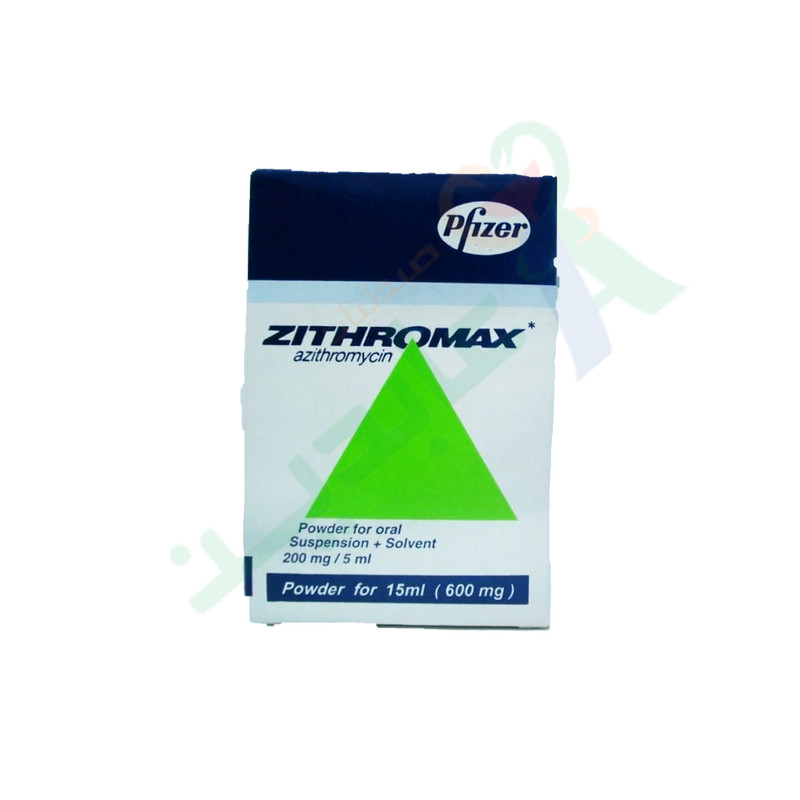 ZITHROMAX 600 MG SUSPENSION 15 ML