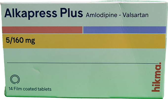 ALKAPRESS PLUS 5 / 160 MG 14 TABLET