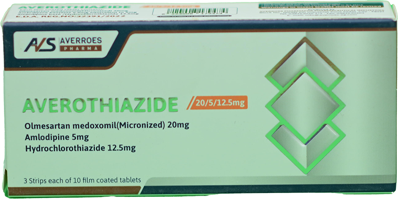 AVEROTHIAZIDE 5/12.5/20MG 30TABLET