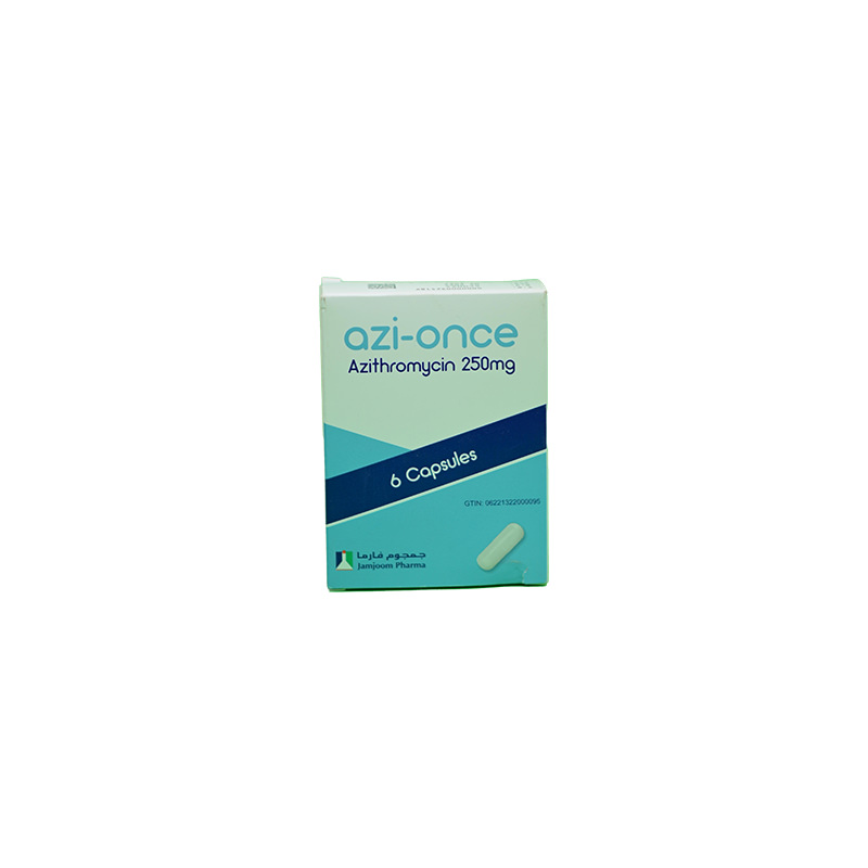 AZI - ONCE  250 MG  6 CAPSULES
