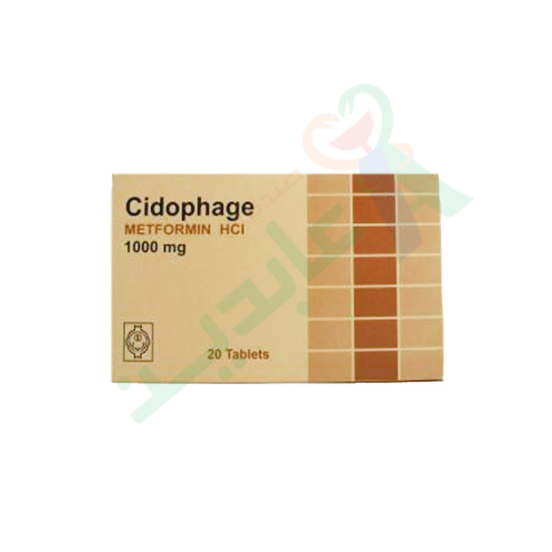 CIDOPHAGE 1 GM 20 TABLET