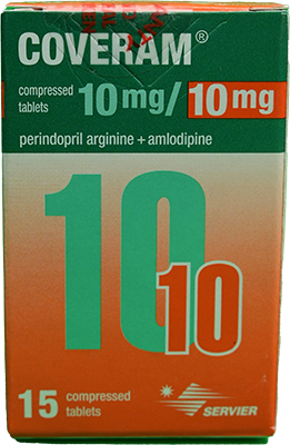 COVERAM 10/10 MG 15 TABLET