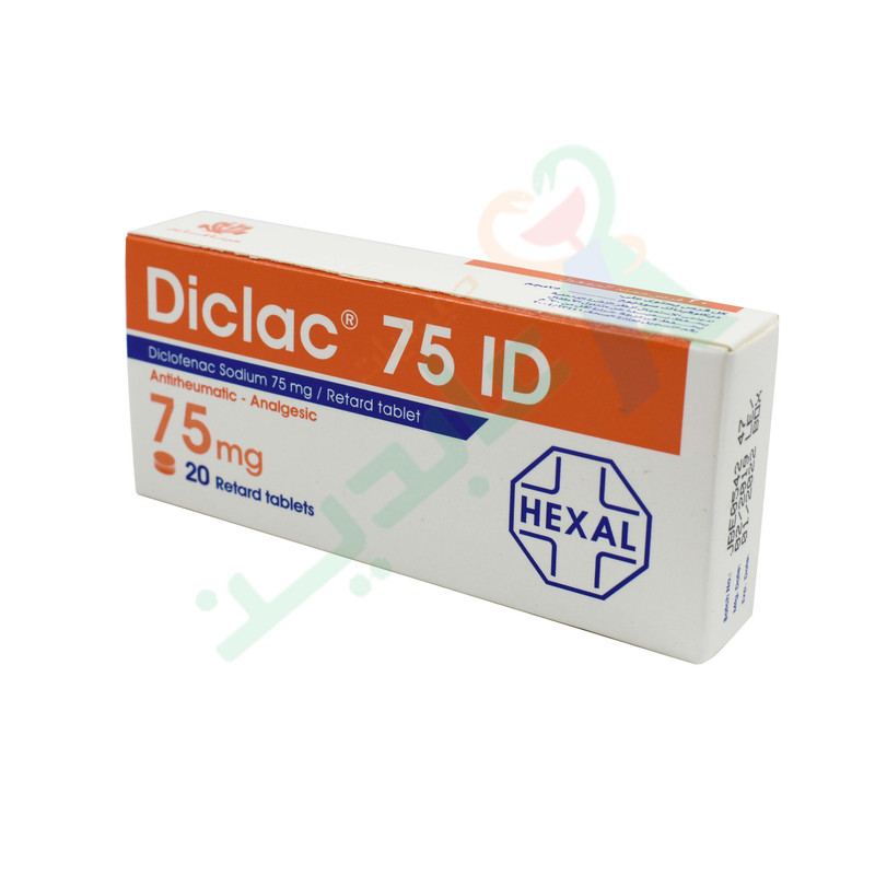 DICLAC 75 MG 20 TABLET