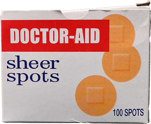 DOCTOR AID SHEER SPOTS 10 PIECES PLASTER ROUND