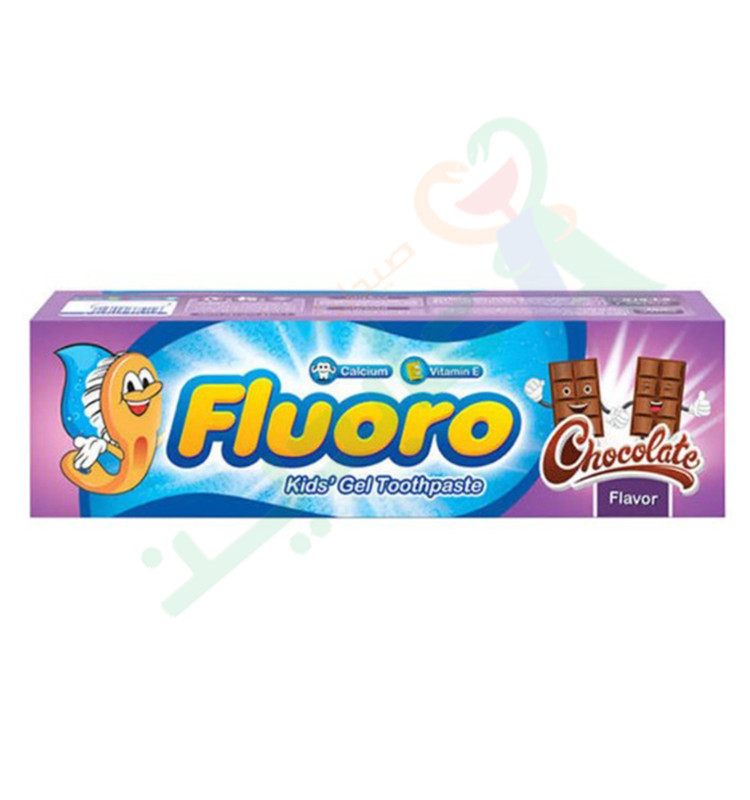 FLUORO KIDS GEL TOOTHPASTE CHOCOLATE 50GM