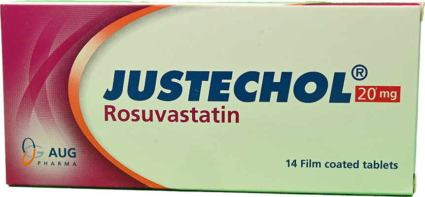 JUSTECHOL 20 MG 14 TABLET
