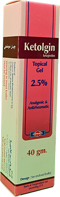 KETOLGIN GEL 40 GM
