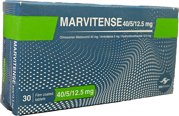 MARVITENSE 40/5/12.5 MG 30 TABLET