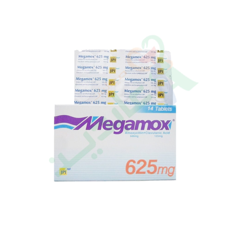 MEGAMOX 625 MG 14 TABLET