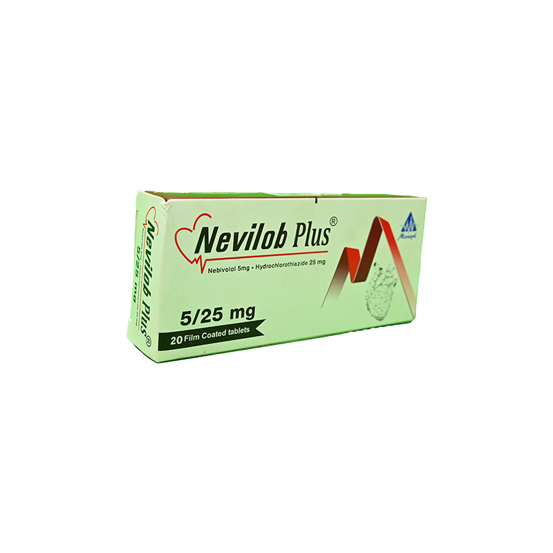 NEVILOB PLUS 5 / 25 MG 20 TABLET