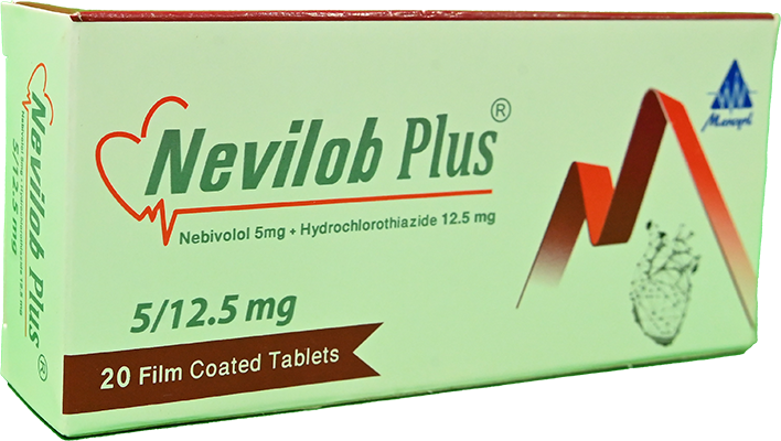 NEVILOB PLUS 5/12.5 MG 20 TABLET