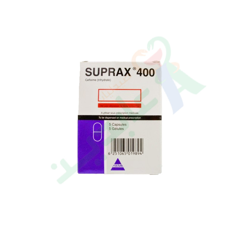 SUPRAX 400 MG 5 CAPSULES--