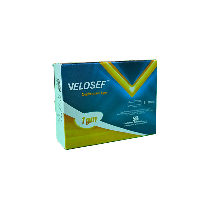 VELOSEF 1 GM 8 TABLET