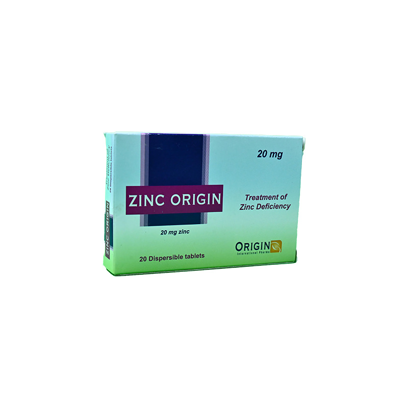 ZINC ORIGIN 20 MG 20 TABLET