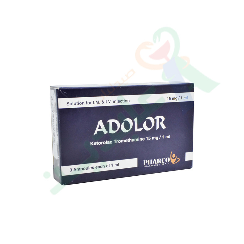 ADOLOR 15 MG 3 AMPULES