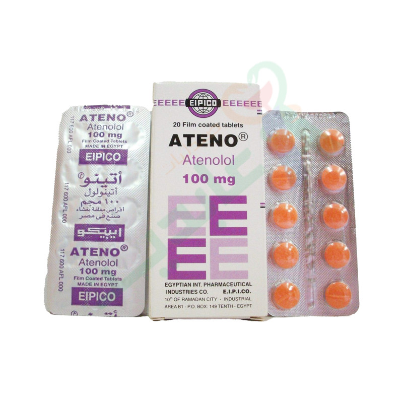 ATENO  100 MG  20 TABLET