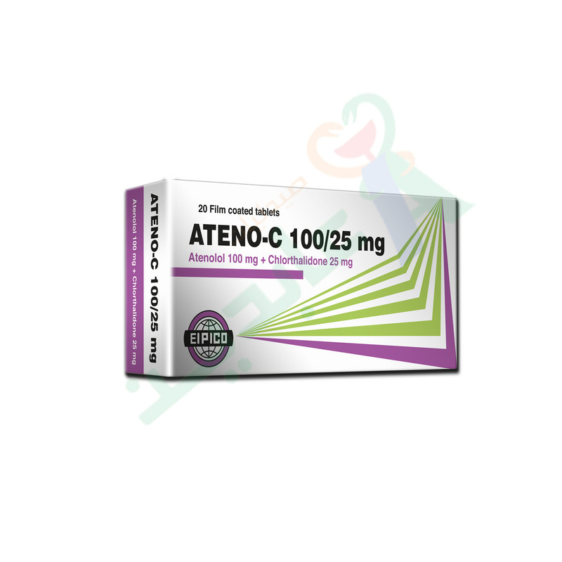 ATENO - C  100 MG / 25 MG  20 TABLET