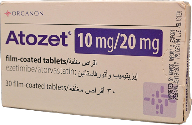 ATOZET 10 /20 MG 30 TABLET