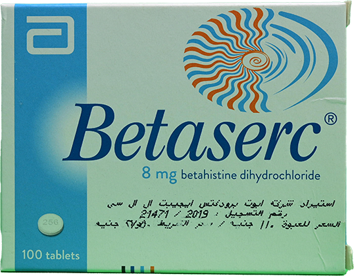 BETASERC 8 MG 100 TABLET