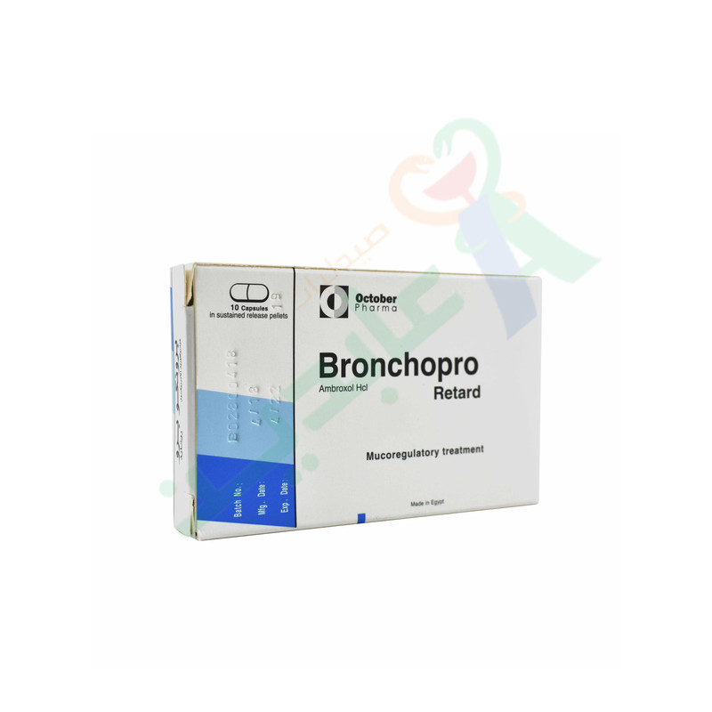 BRONCHOPRO RETARD 10 CAPSULES