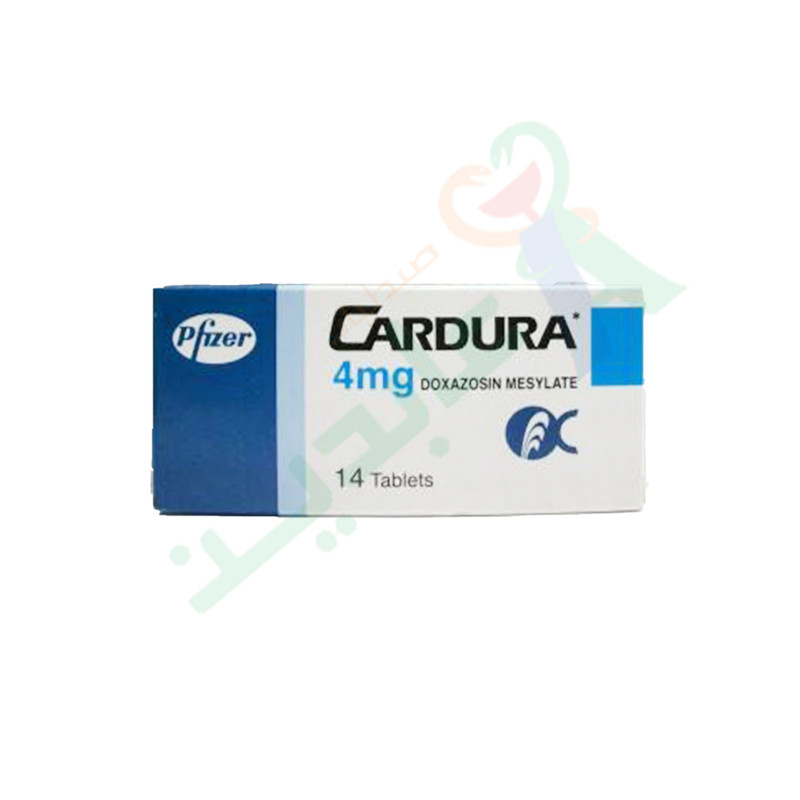 CARDURA 4 MG 14 TABLET