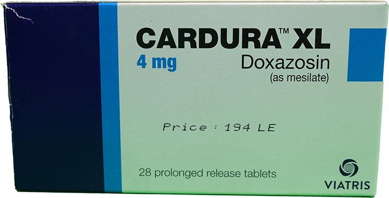 CARDURA XL 4 MG 28 TABLET