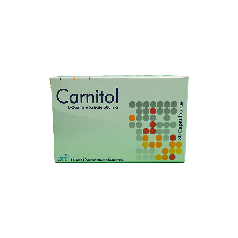 CARNITOL 500 MG 30 CAPSULES