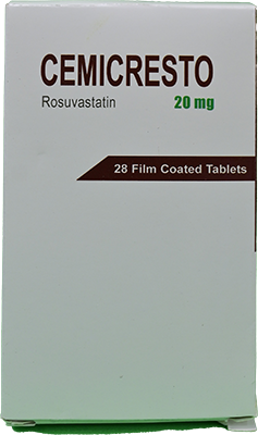 CEMICRESTO 20 MG 28 TABLET