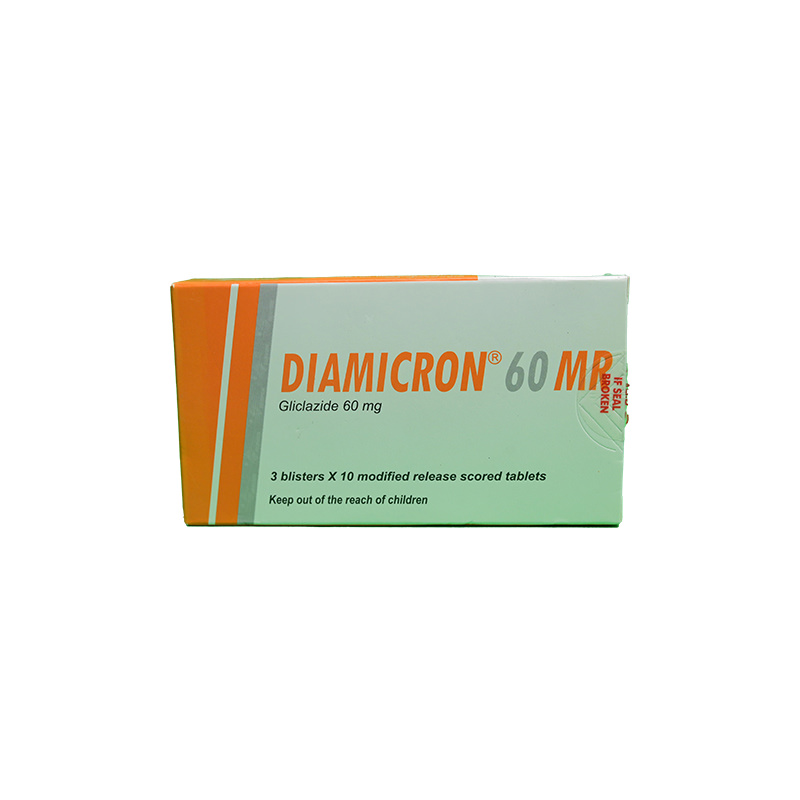 DIAMICRON MR 60 MG 30 TABLET